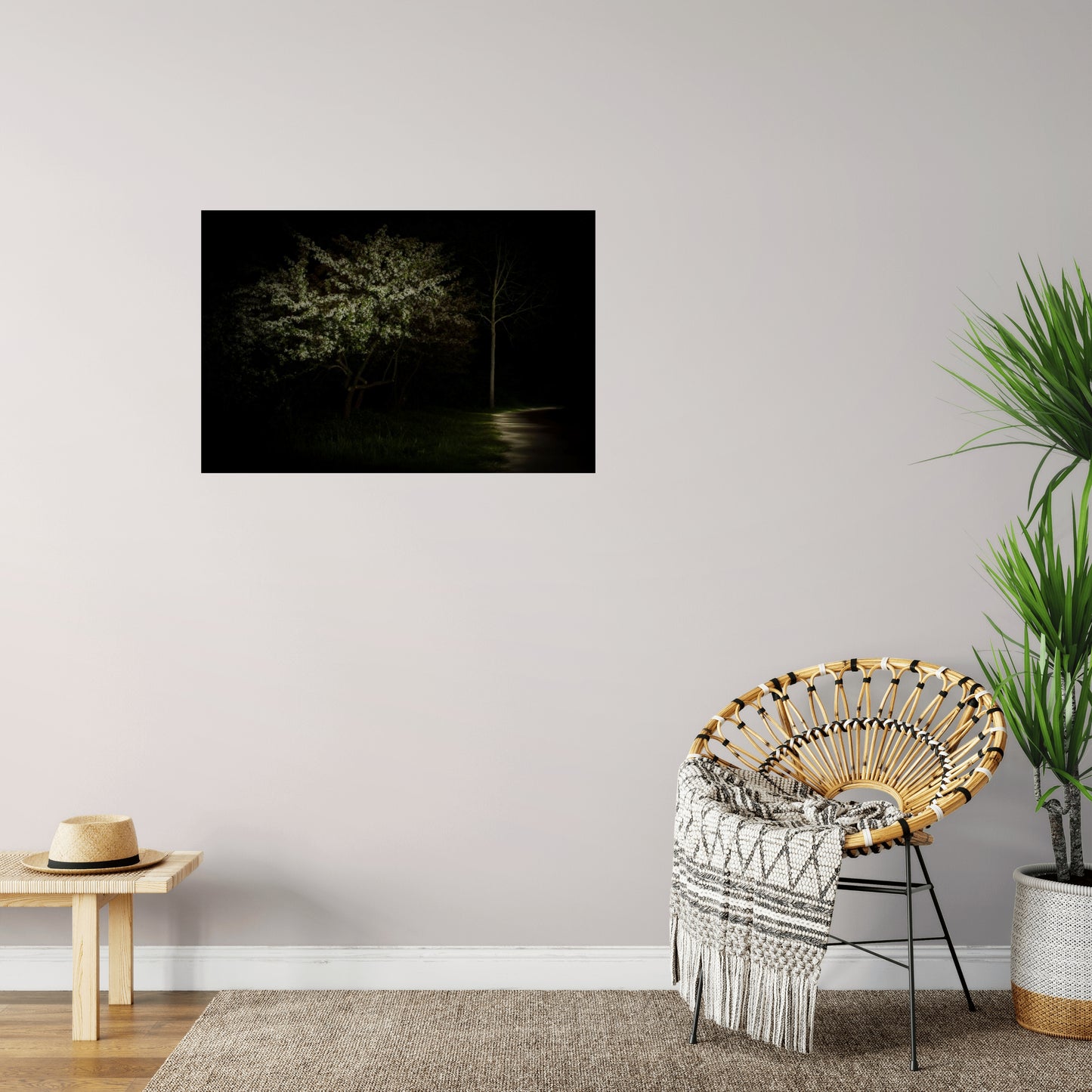 Nachtbloesem Wit - Fine Art Print